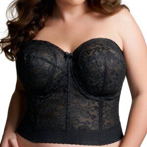 Goddess Lace Bridal Bustier- GD0689BLK